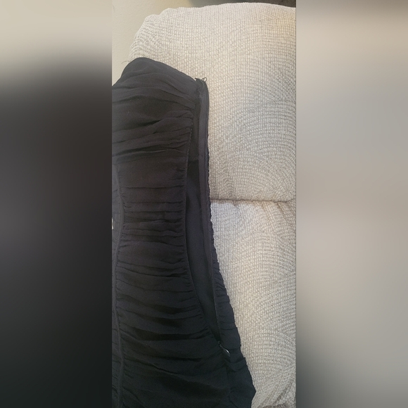 Express Black Strapless Ruched Bodycon Dress - Picture 5 of 5